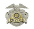 LAPD Los Angeles Police/Chief Cap Badge Hat Insignia Replica Movie Props